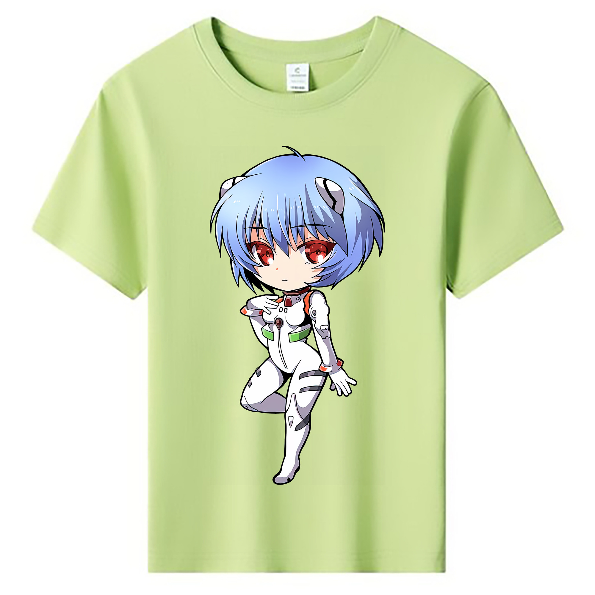 （画像用） EVA 新世紀エヴァンゲリオン 綿100％キッズTシャツ（フロントプリント）